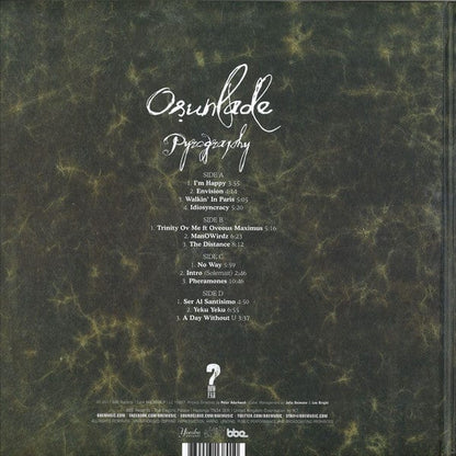 Osunlade - Pyrography on BBE,Yoruba Records at Further Records