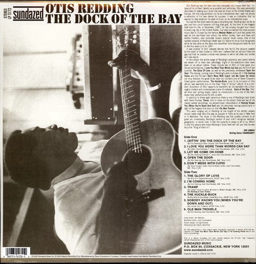 Otis Redding - The Dock Of The Bay (LP) on Sundazed Music at Further Records
