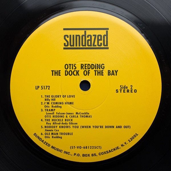 Otis Redding - The Dock Of The Bay (LP) on Sundazed Music at Further Records