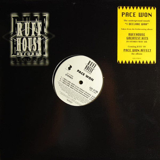 Pace Won – I Declare War (12", Ruffhouse Records, 1999) Front Cover