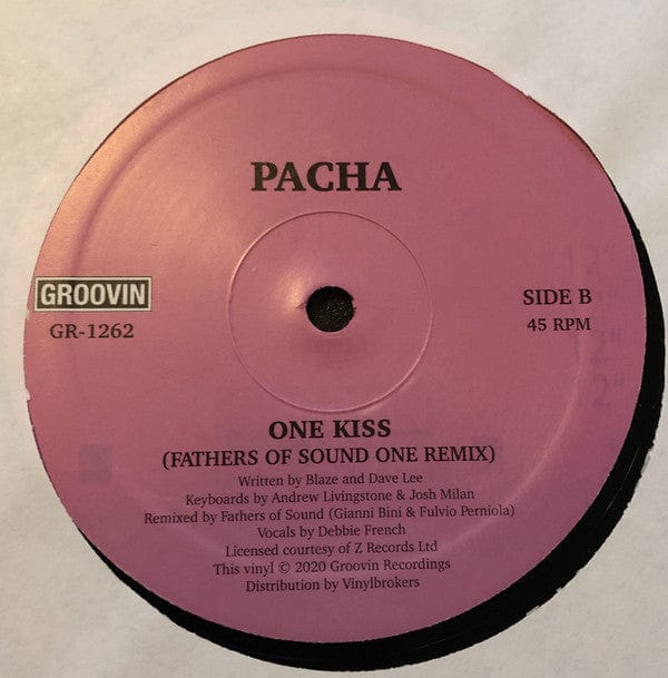 Pacha - One Kiss (12") Groovin Recordings Vinyl