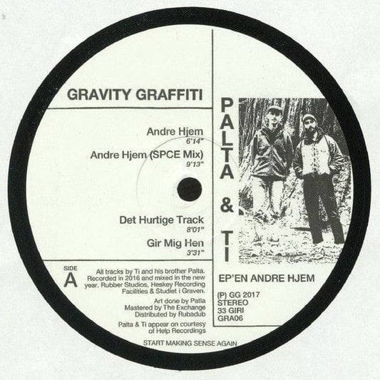 Palta & Ti (7) - EP'En Andre Hjem (12") Gravity Graffiti Vinyl