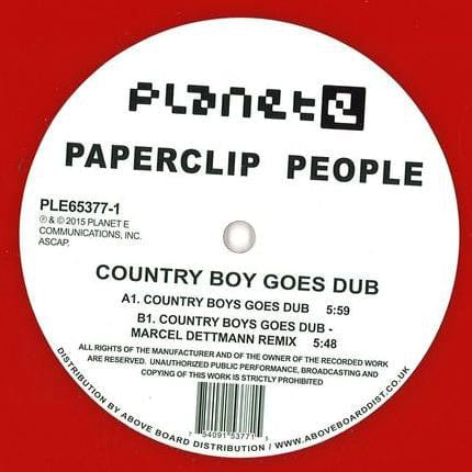 Paperclip People - Country Boy Goes Dub (12") Planet E Vinyl 754091537715