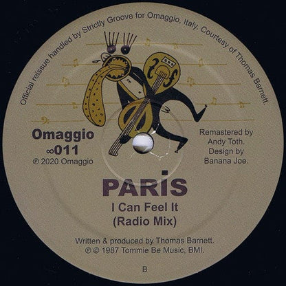 Paris (38) - I Can Feel It (12") Omaggio Vinyl