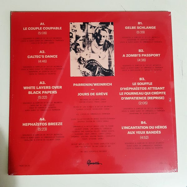 Parrenin Weinrich – Jours de Grève (LP, Versatile Records, 2021) Image 3