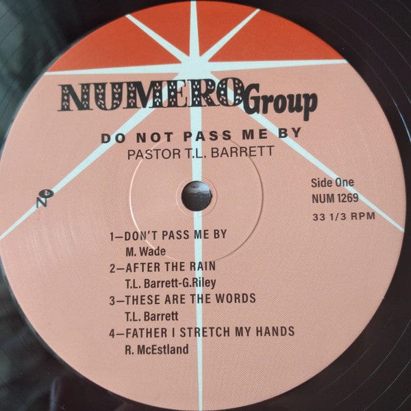 Pastor T. L. Barrett - Do Not Pass Me By (LP) Numero Group Vinyl 825764606912