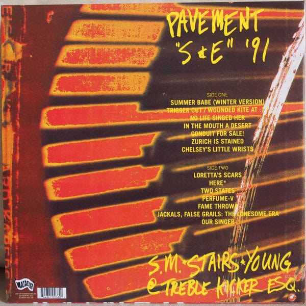 Pavement - Slanted And Enchanted (LP) Matador Vinyl 744861003809