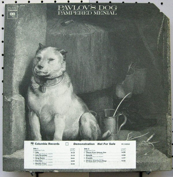 Pavlov's Dog - Pampered Menial (LP) Columbia Vinyl