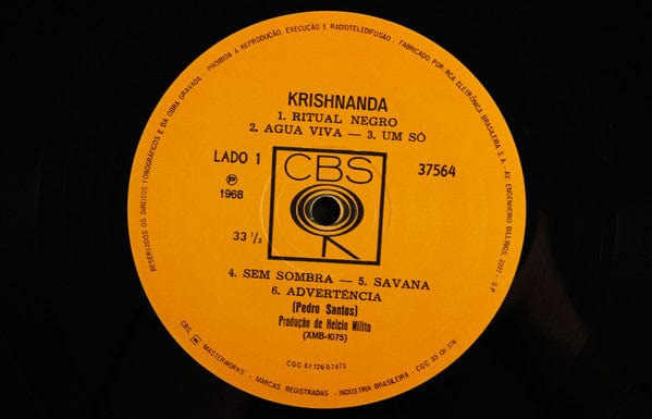 Pedro Santos - Krishnanda (LP) Mr Bongo Vinyl 7119691245317