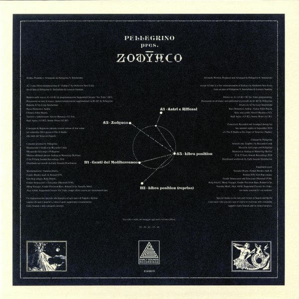 Pellegrino* Pres. Zodyaco - Zodyaco (12") Early Sounds Recordings Vinyl