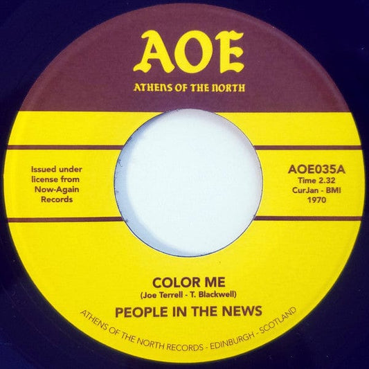 People In The News - Color Me (7") AOE Vinyl