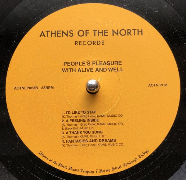 People's Pleasure With Alive And Well (3) - Do You Hear Me Talking To You? (LP, Album, RE) Athens Of The North