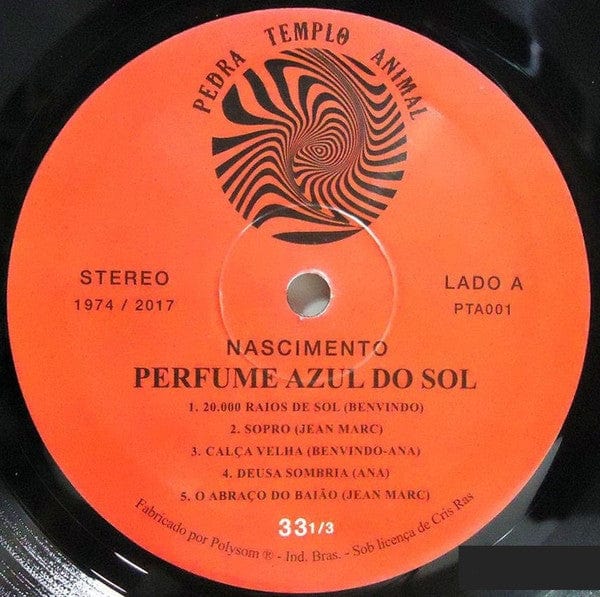 Perfume Azul Do Sol - Nascimento (LP, Album, Ltd, RE) Pedra Templo Animal