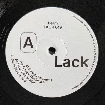 Perm (2) - Nihil Obstat (12") LACKREC. Vinyl