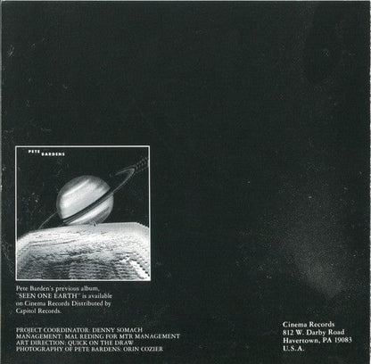 Pete Bardens – Speed Of Light (CD, Capitol Records, 1988) Image 5