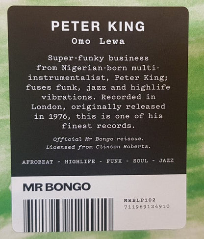 Peter King - Omo Lewa (LP, RE) Mr Bongo