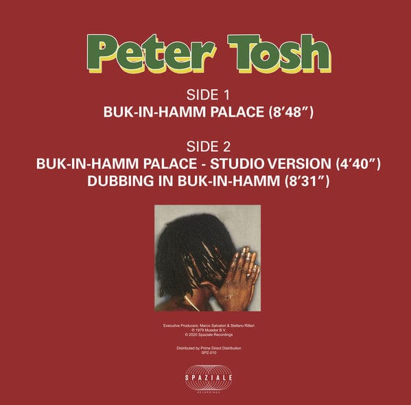 Peter Tosh - Buk-In-Hamm Palace (12", Maxi, RM, Unofficial) Spaziale Recordings