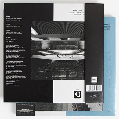 Philip Glass - Music In Twelve Parts: Concert A Paris 1975 (2xLP, Album, Ltd, RM) Transversales Disques
