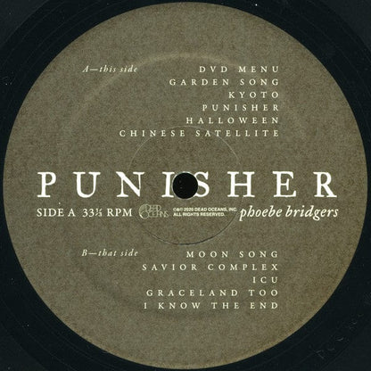 Phoebe Bridgers - Punisher (LP) Dead Oceans Vinyl 656605150017