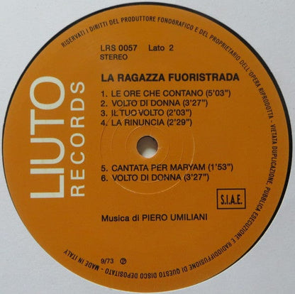 Piero Umiliani - La Ragazza Fuoristrada on Schema at Further Records