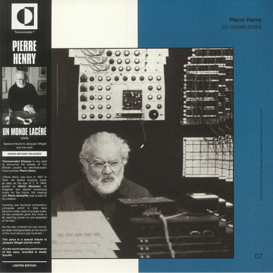 Pierre Henry - Un Monde Lacéré (LP) Transversales Disques Vinyl 3760179355833
