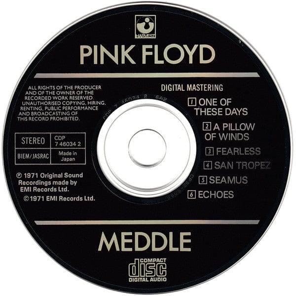 Pink Floyd - Meddle (CD) Harvest CD none