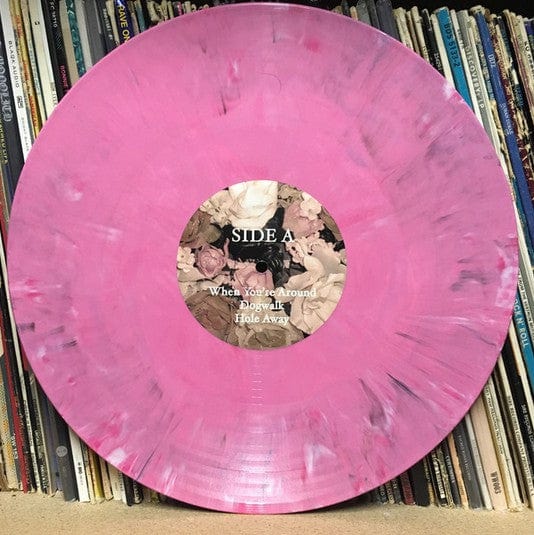 Pity Sex – Dark World (12", Pink/Blue Starburst, Run For Cover Records, 2017) Back Cover