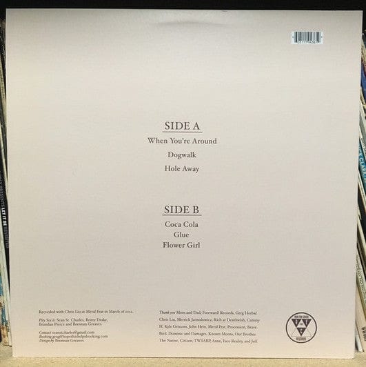 Pity Sex – Dark World (12", Pink/Blue Starburst, Run For Cover Records, 2017) Image 3