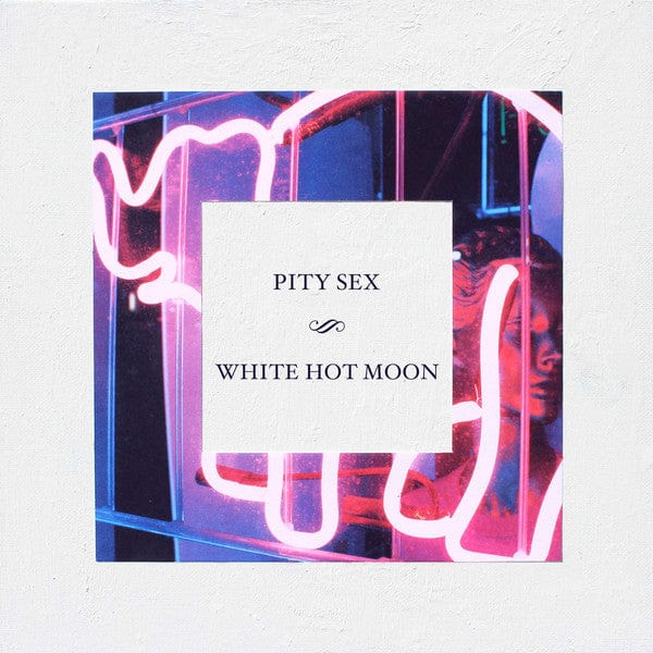 Pity Sex – White Hot Moon (LP, Clear With Pink, Purple, White & Blue Splatter, Run For Cover Records, 2016) Front Cover