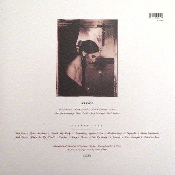 Pixies - Surfer Rosa (LP) 4AD Vinyl 652637080315