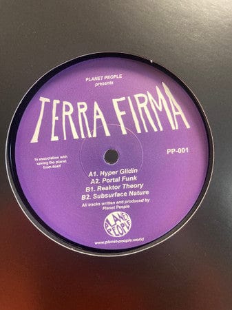 Planet People - Terra Firma EP (12") Planet People Vinyl