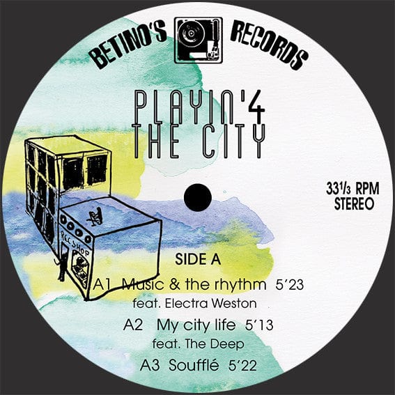 Playin' 4 The City - The Music & The Rhythm (3x12") Betino's Records Vinyl 3760179356557