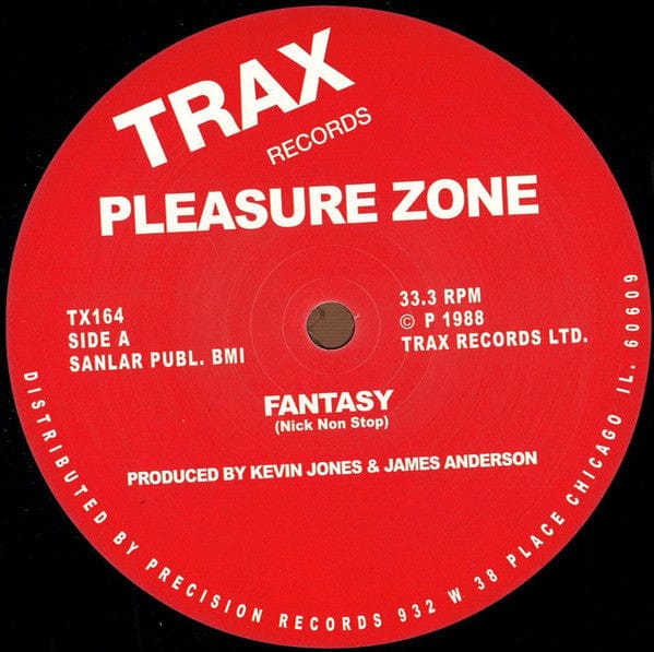 Pleasure Zone -  Fantasy (12") Trax Records Vinyl