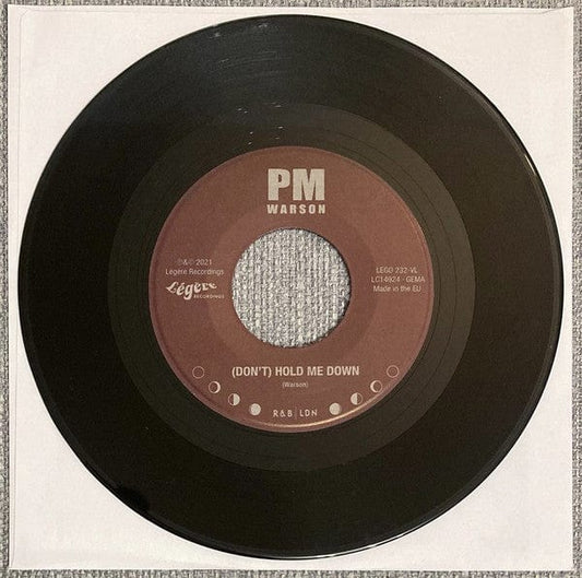 PM Warson - (Don't) Hold Me Down (7") Légère Recordings Vinyl