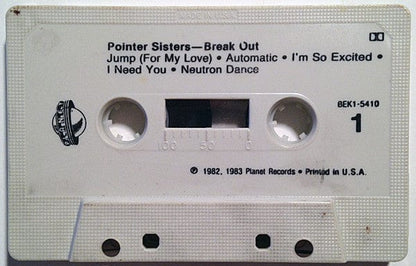 Pointer Sisters - Break Out (Cassette) Planet (15) Cassette 07863554104