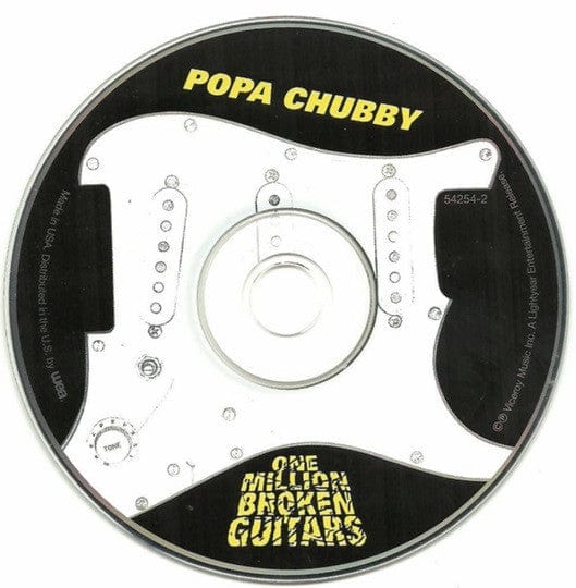 Popa Chubby - One Million Broken Guitars (CD) Viceroy Music,Lightyear Entertainment CD 085365425422