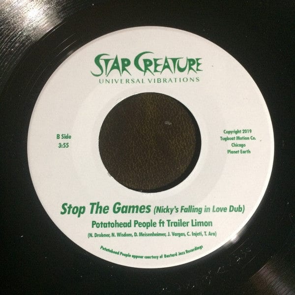 Potatohead People ft. Trailer Limon - Stop the Games (7") Star Creature