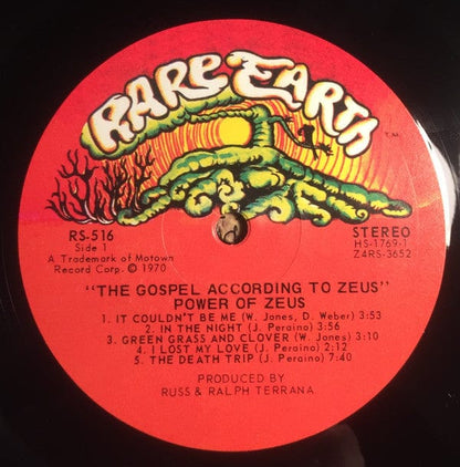 Power Of Zeus – The Gospel According To Zeus (LP, Half Speed Mastered, Rare Earth, 2019) Image 4