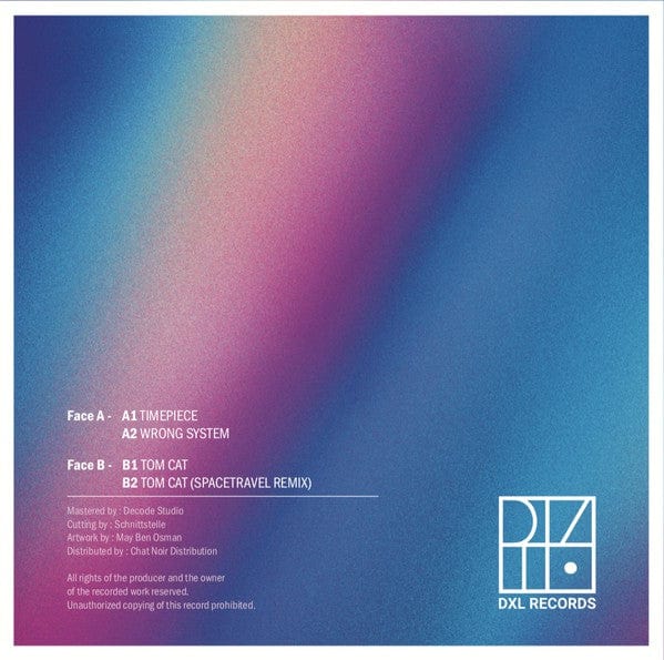 Pressure Point – Wrong System EP (12", DXL Records, 2020) Back Cover