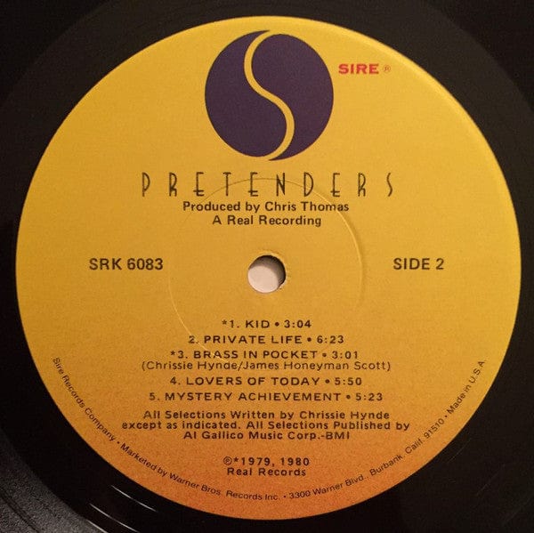 Pretenders* - Pretenders (LP) Sire Vinyl