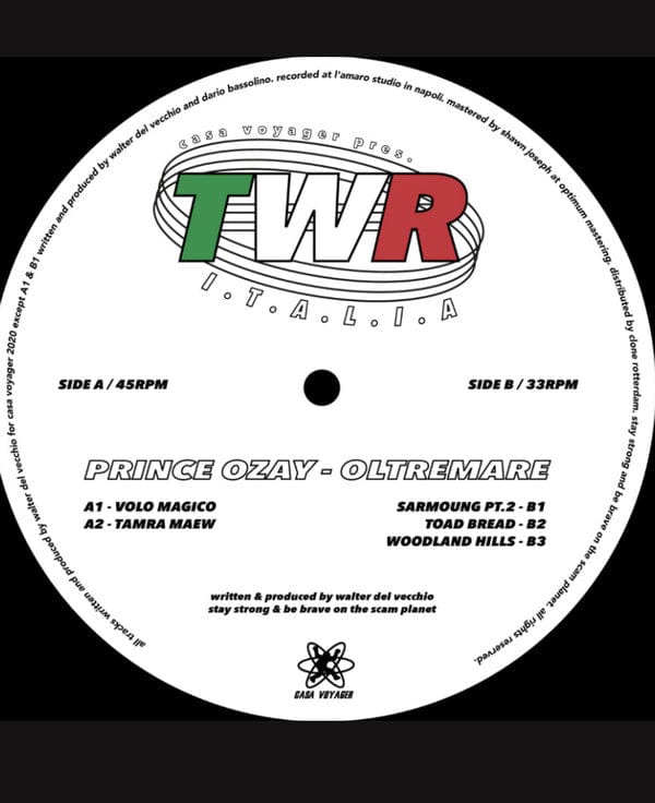 Prince Ozay - Oltremare (12") Casa Voyager Vinyl
