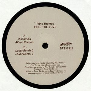 Prins Thomas - Feel The Love (12") on Smalltown Supersound at Further Records