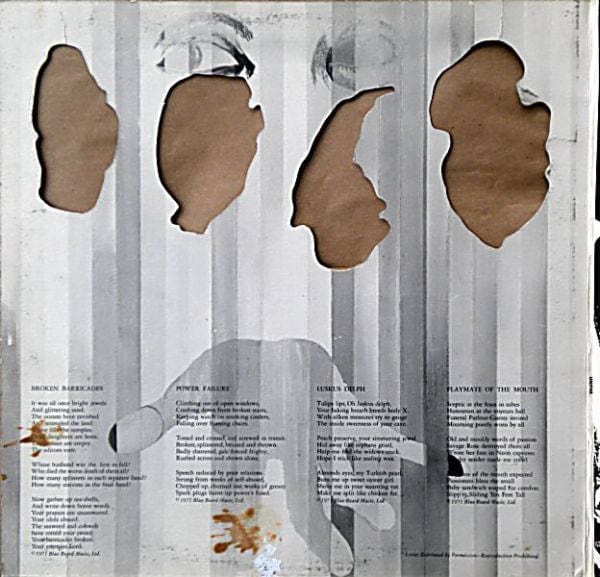 Procol Harum - Broken Barricades (LP) A&M Records,A&M Records Vinyl