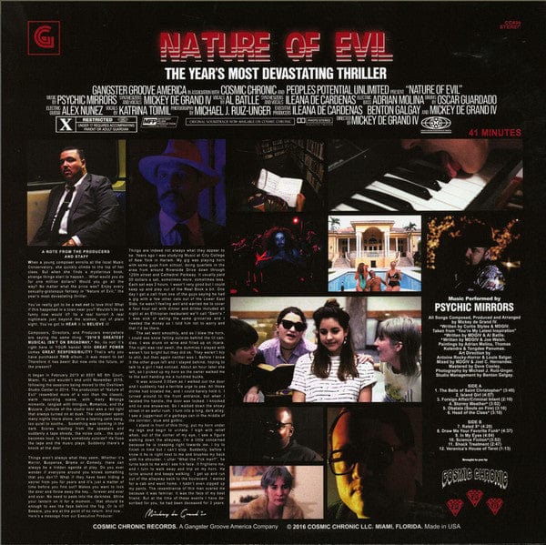 Psychic Mirrors - Nature Of Evil (LP) Cosmic Chronic Vinyl