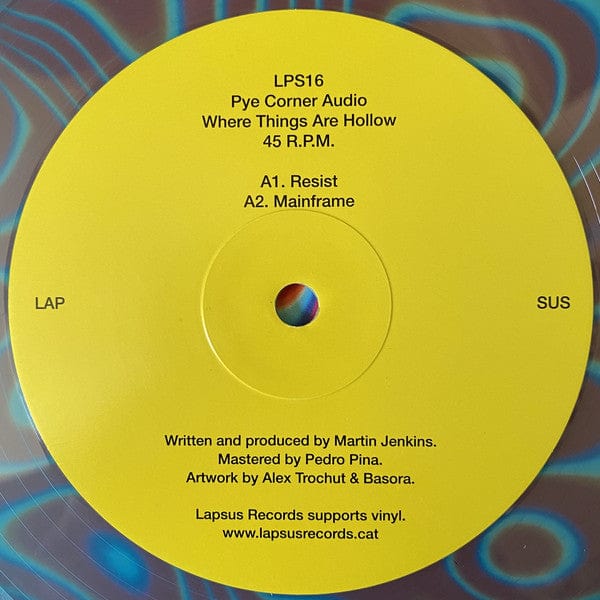 Pye Corner Audio - Where Things Are Hollow (12", EP, Tur) Lapsus Records