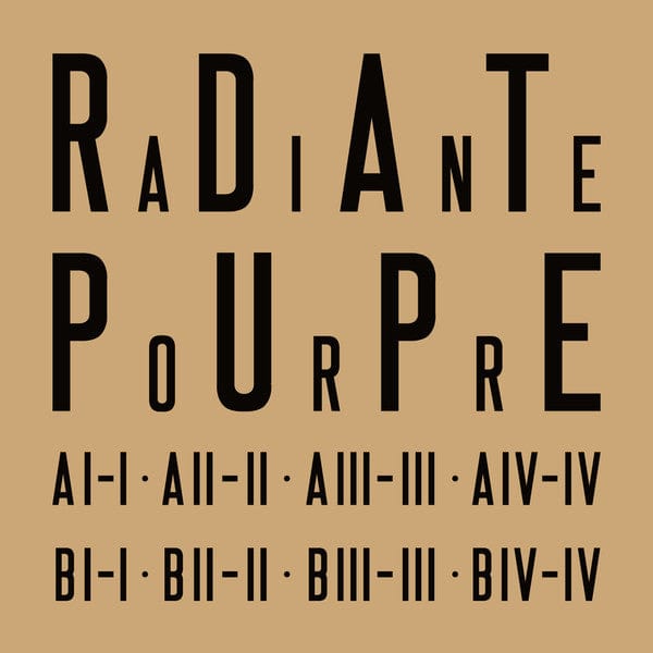 Radiante Pourpre - Radiante Pourpre (LP) Antinote,Treize Vinyl