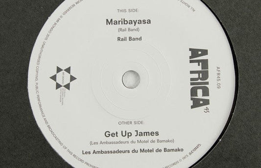 Rail Band / Ambassadeurs Du Motel - Mariba Yassah / Get Up James (7") Mr Bongo Vinyl