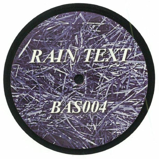 Rain Text - 2 (12") Bastakiya Tapes Vinyl