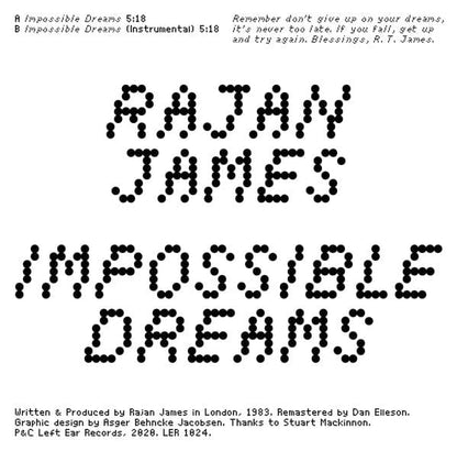 Rajan James - Impossible Dreams (12") Left Ear Records Vinyl