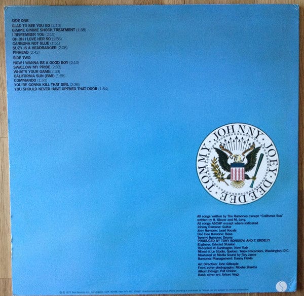 Ramones - Leave Home (LP) Sire Vinyl